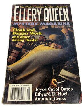 Ellery Queen Mystery Magazine August 2000 Issue Vintage Paperback